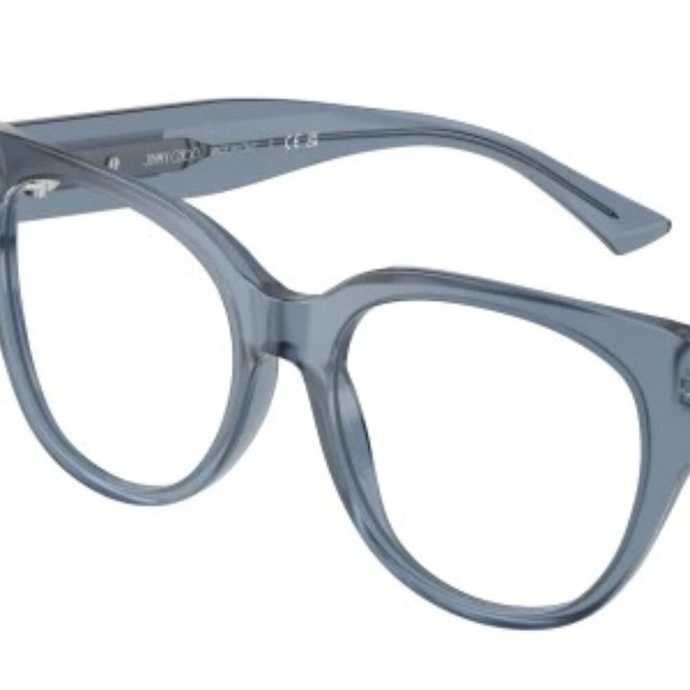 Jimmy Choo JC3035 Eyeglasses Opal Denim Blue Frame 51mm Women’s